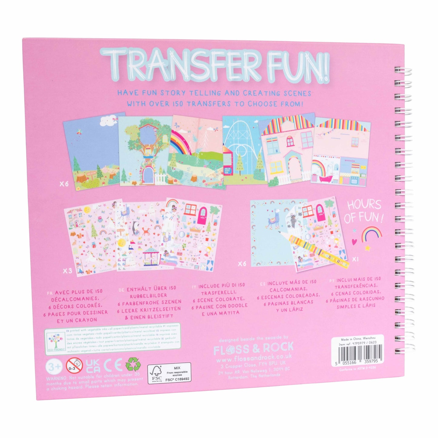 Floss & Rock Transfer Fun - Transfer Fun - Rainbow Fairy