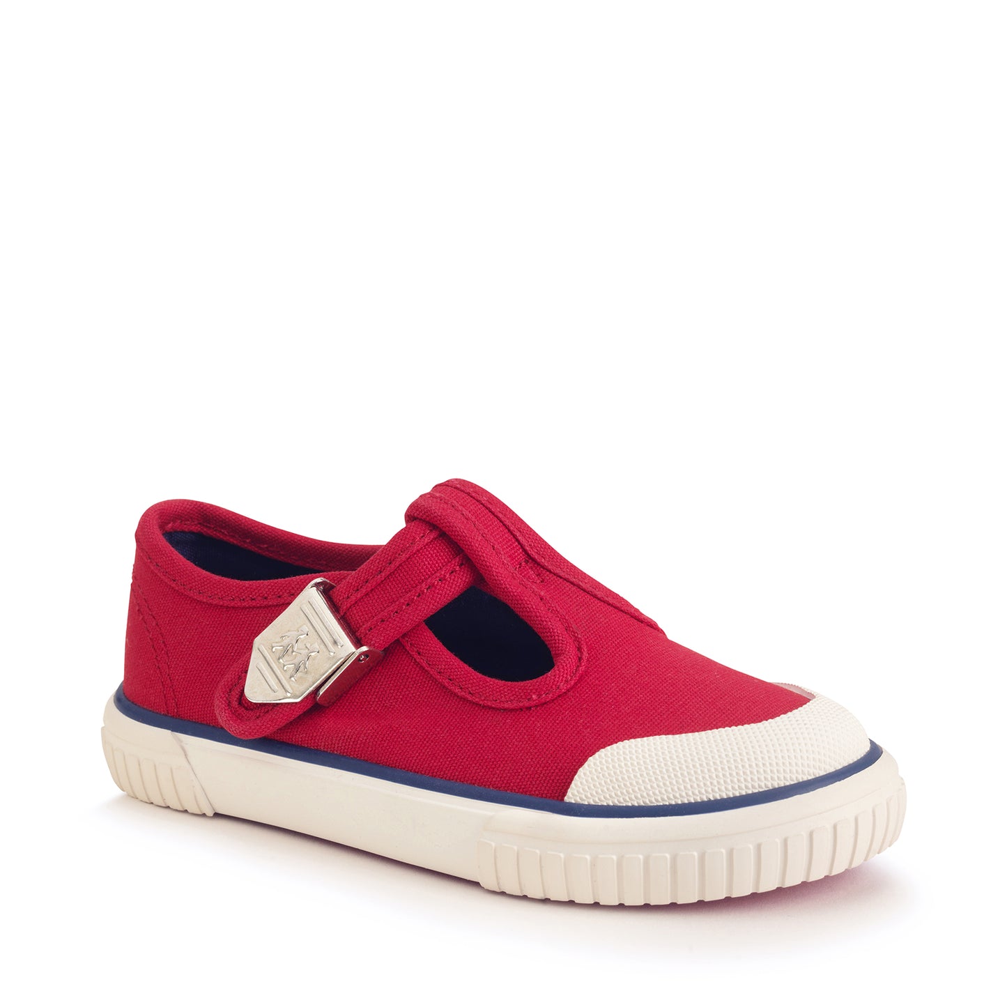 Start Rite Canvas Anchor t-bar buckle kids canvas shoes - Red or Navy