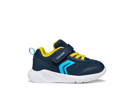 GEOX B454UC Sprintye Boy - Navy/Yellow