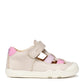 GEOX B5563A STEPPIEUP BAREFOOT GIRL IVORY/PINK