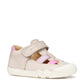 GEOX B5563A STEPPIEUP BAREFOOT GIRL IVORY/PINK