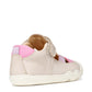 GEOX B5563A STEPPIEUP BAREFOOT GIRL IVORY/PINK