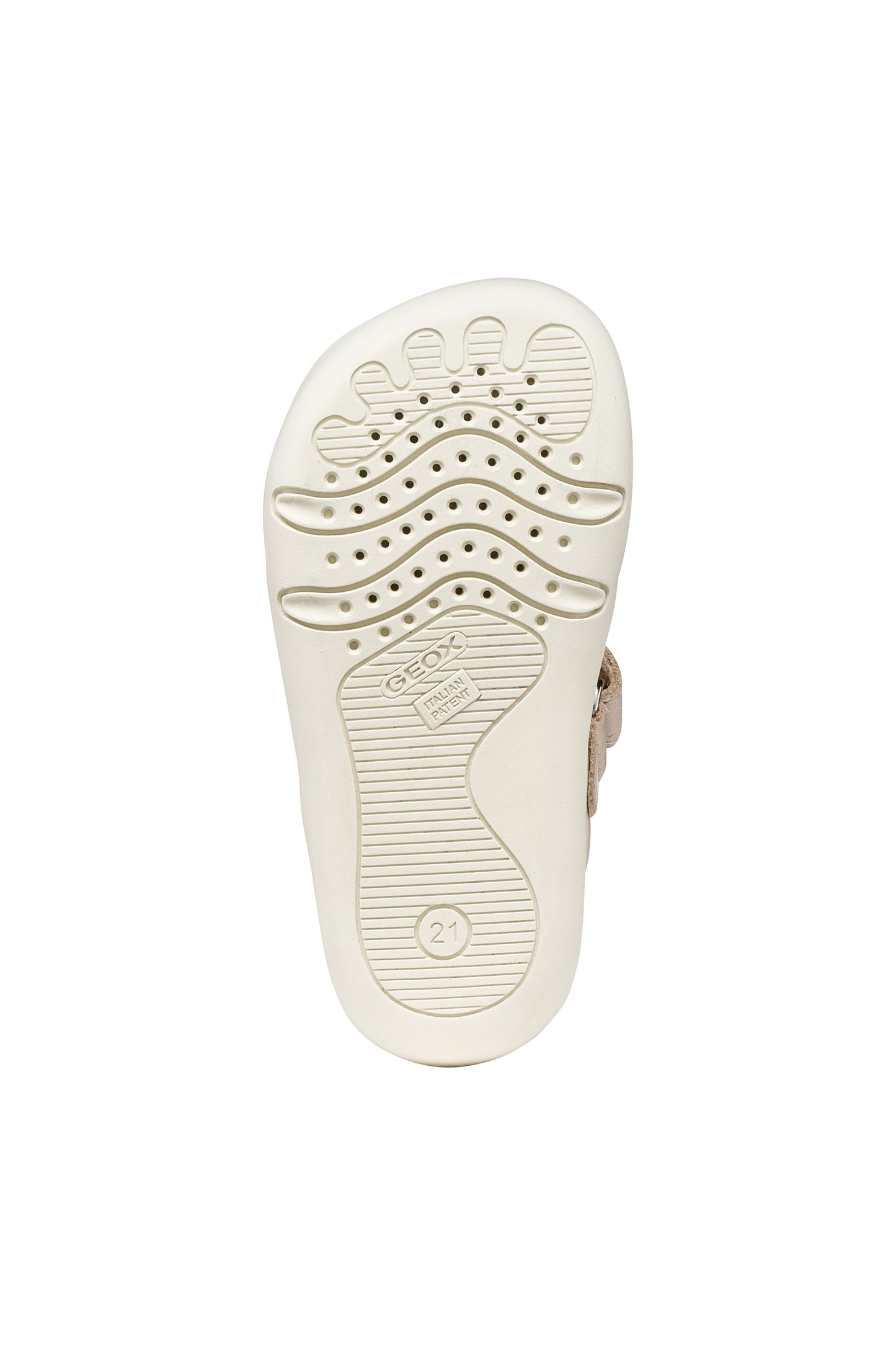 GEOX B5563A STEPPIEUP BAREFOOT GIRL IVORY/PINK