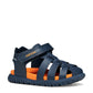 Geox B556AAB FUSBETTO SANDAL - SAGE; NAVY/RED; SAGE/NAVY & NAVY/ORANGE