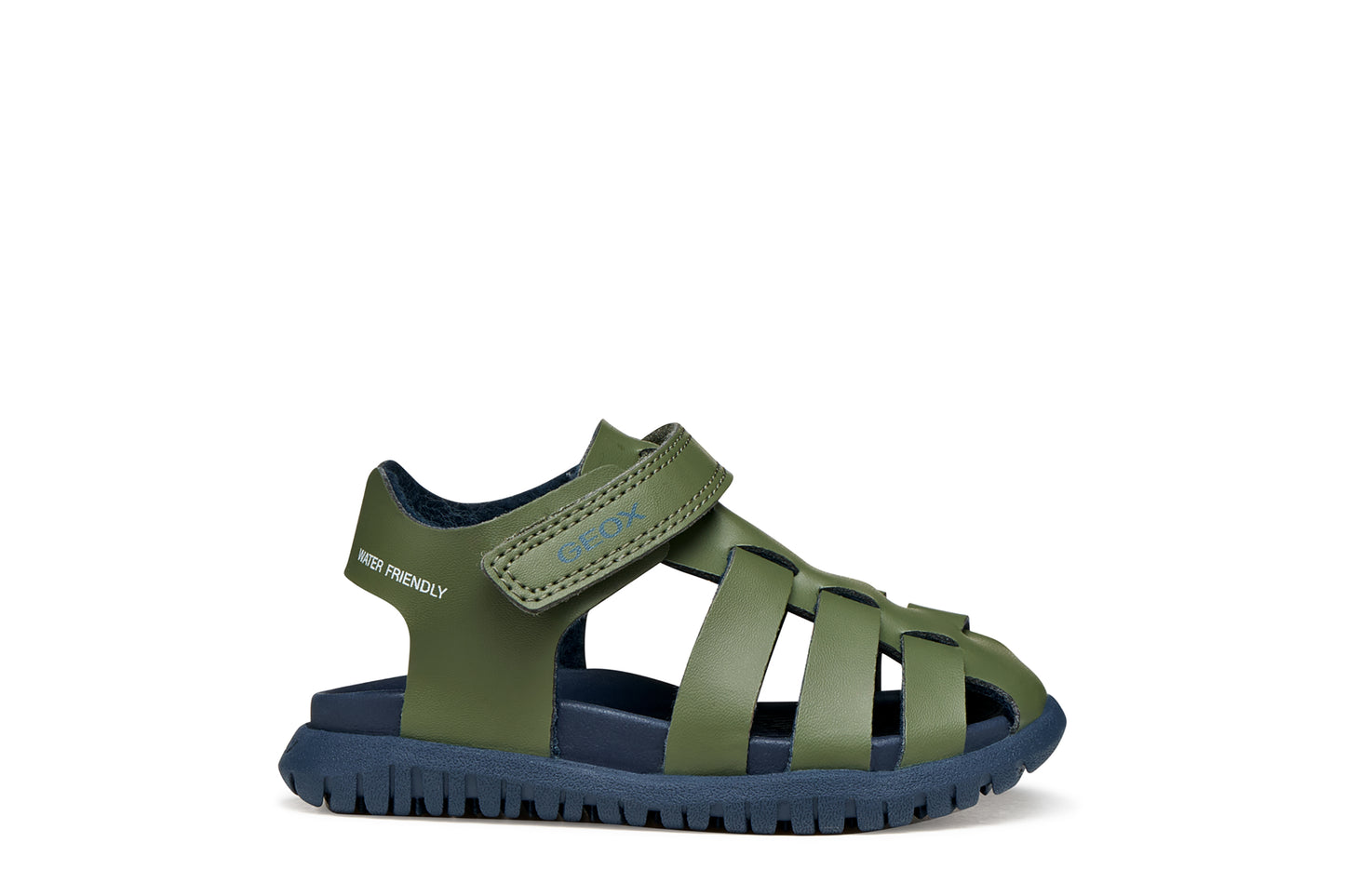Geox B556AAB FUSBETTO SANDAL - SAGE; NAVY/RED; SAGE/NAVY & NAVY/ORANGE