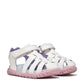Geox B556BA FUSBETTO SANDAL - PINK/LILAC & WHITE/PINK