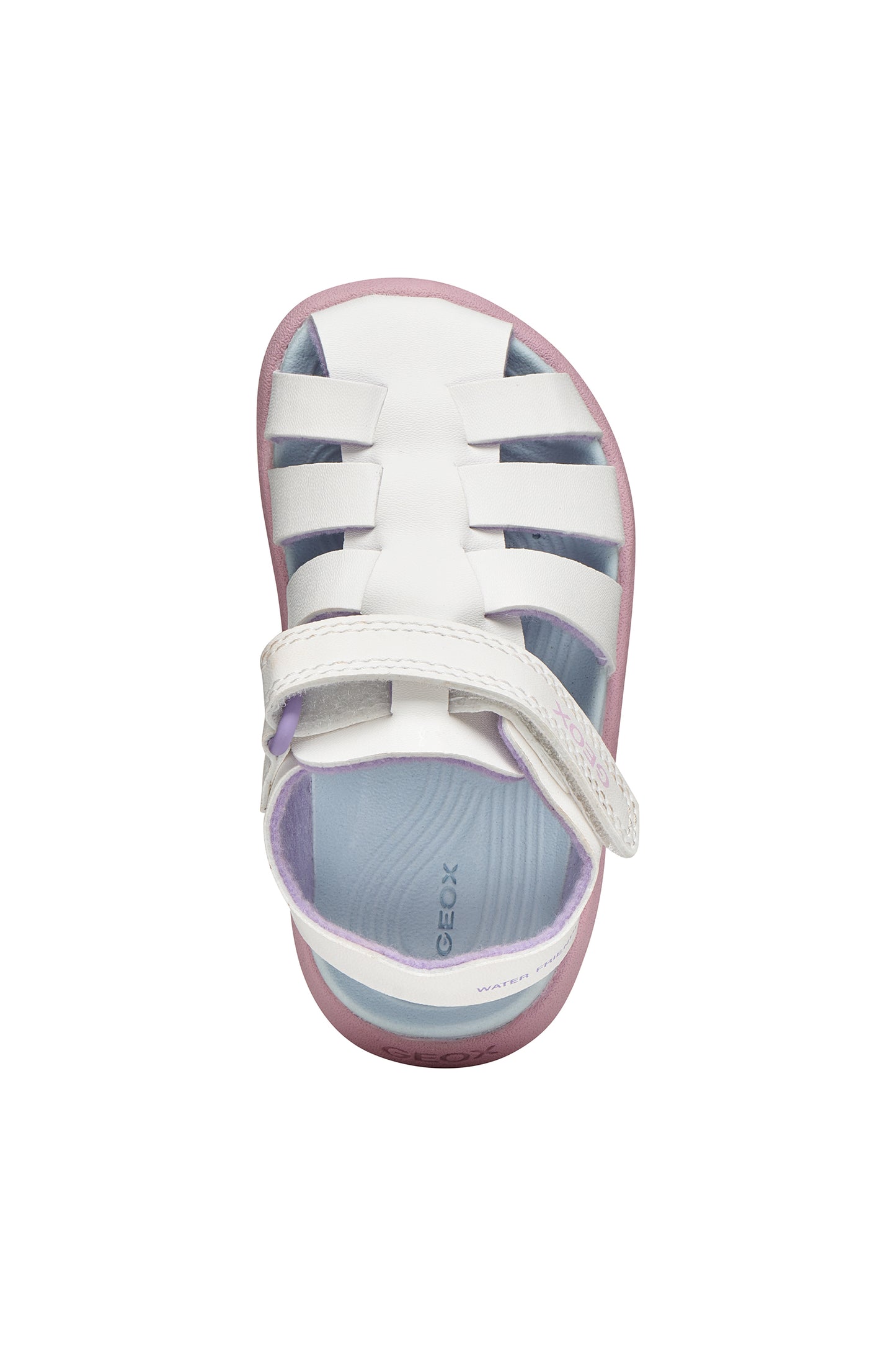 Geox B556BA FUSBETTO SANDAL - PINK/LILAC & WHITE/PINK