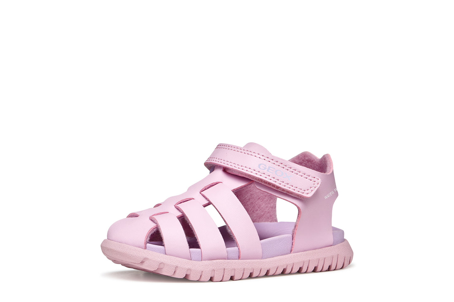 Geox B556BA FUSBETTO SANDAL - PINK/LILAC & WHITE/PINK