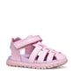 Geox B556BA FUSBETTO SANDAL - PINK/LILAC & WHITE/PINK