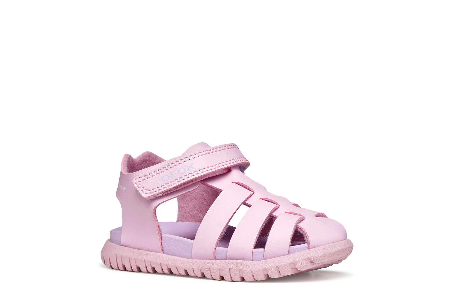 Geox B556BA FUSBETTO SANDAL - PINK/LILAC & WHITE/PINK
