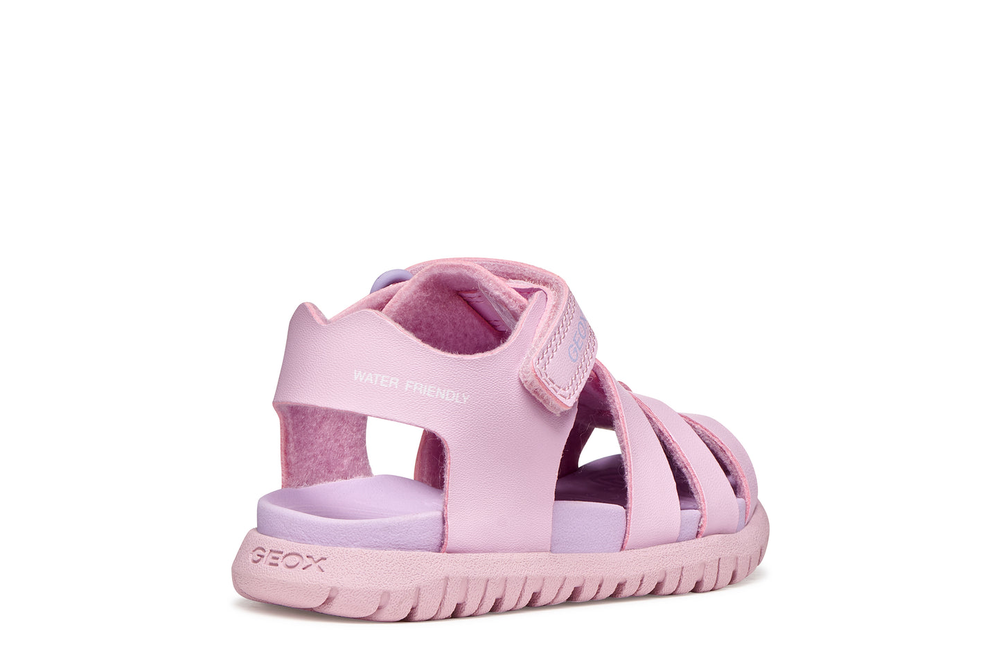 Geox B556BA FUSBETTO SANDAL - PINK/LILAC & WHITE/PINK