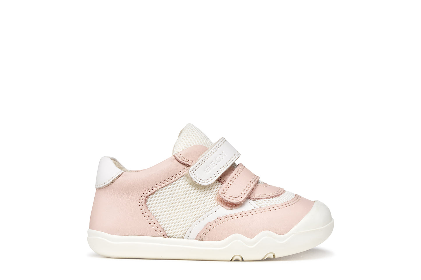 GEOX B6563A STEPPIEUP BAREFOOT GIRL ROSE/WHITE