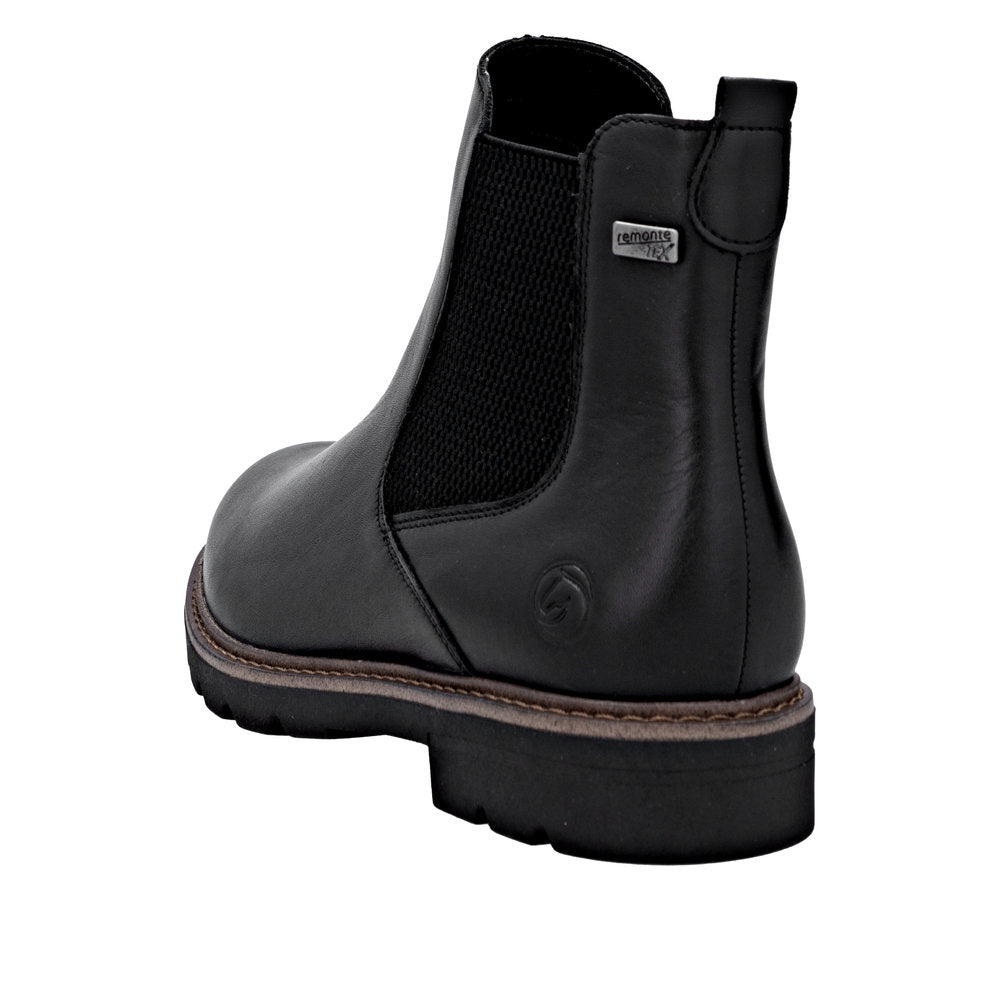 Remonte Women's waterproof Chelsea Boot with Zip D2Q70-00