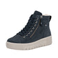 Navy blue waterproof boot with zip