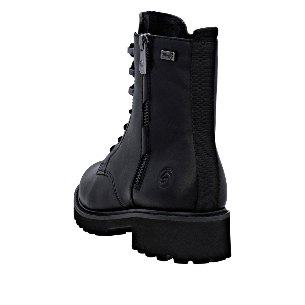 Remonte Women's Lace Up Boot with Zip D8656-00/-25