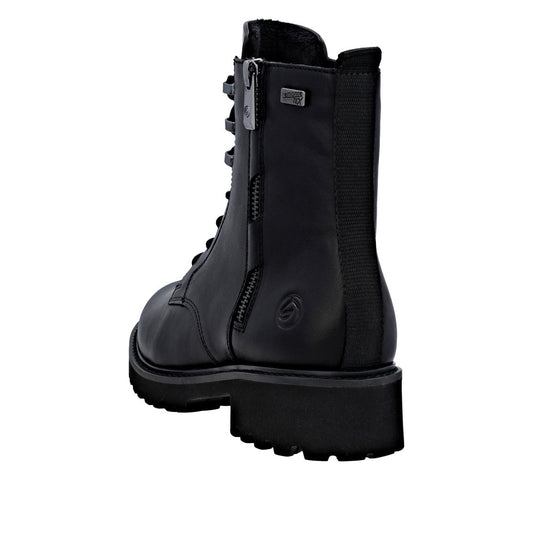 Remonte Women's Lace Up Boot with Zip D8656-00/-25