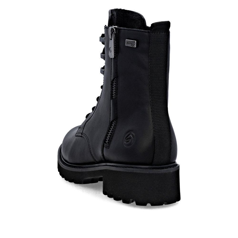 Remonte Women's Lace Up Boot with Zip D8656-00/-25