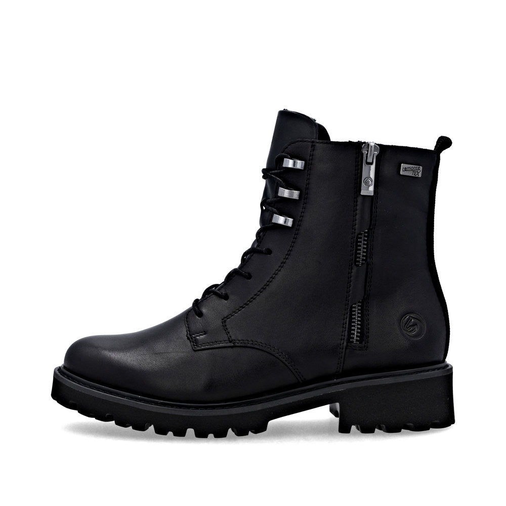 Remonte Women's Lace Up Boot with Zip D8656-00/-25