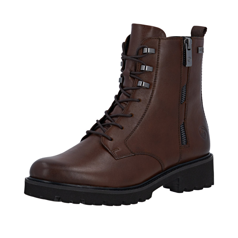 Remonte Women's Lace Up Boot with Zip D8656-00/-25