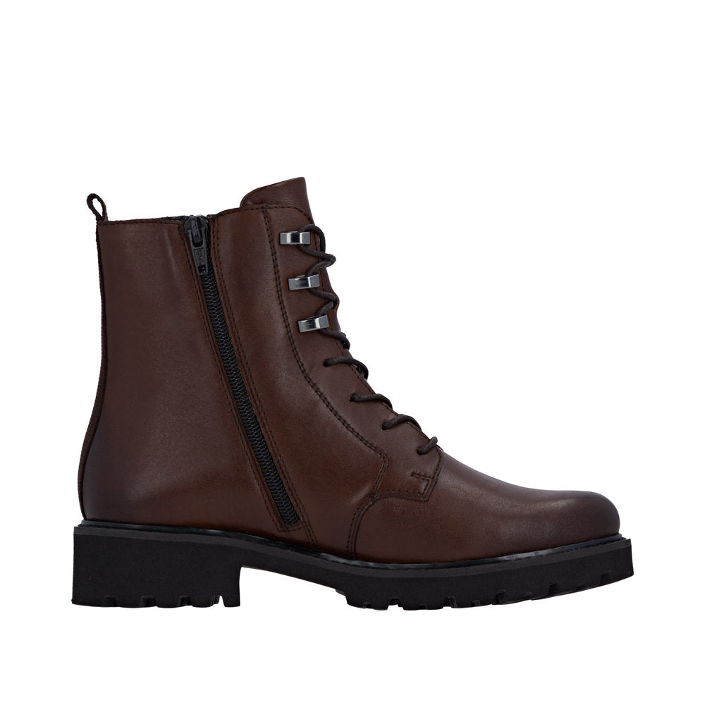 Remonte Women's Lace Up Boot with Zip D8656-00/-25