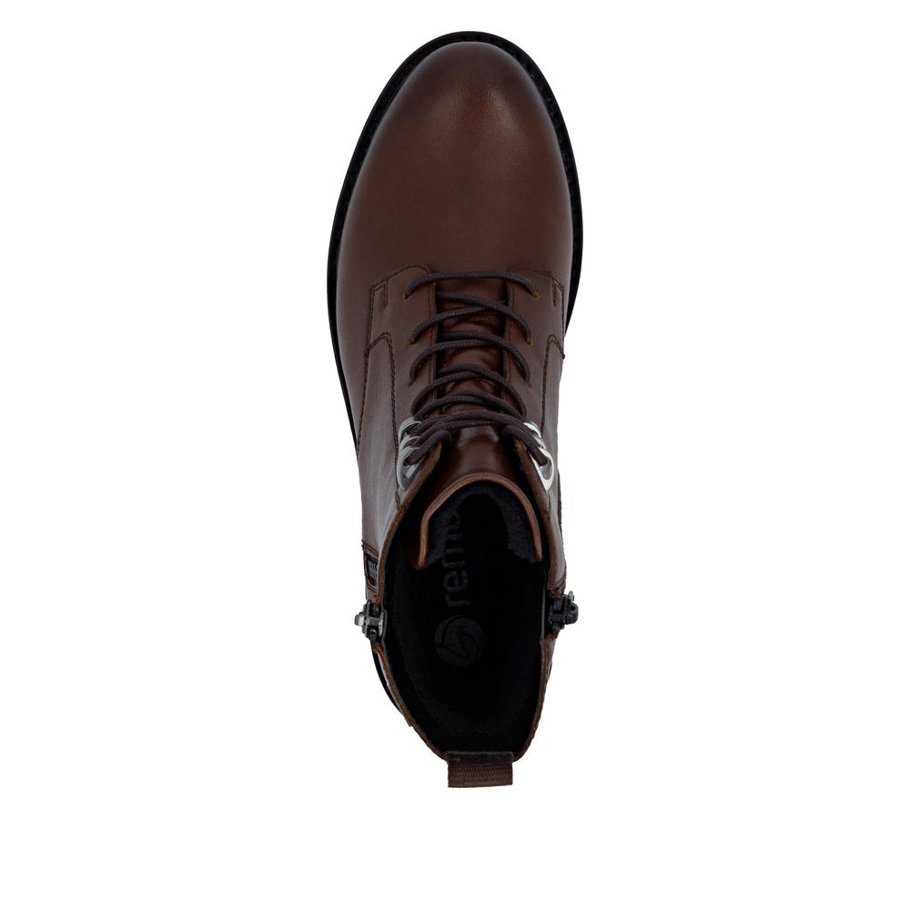 Remonte Women's Lace Up Boot with Zip D8656-00/-25