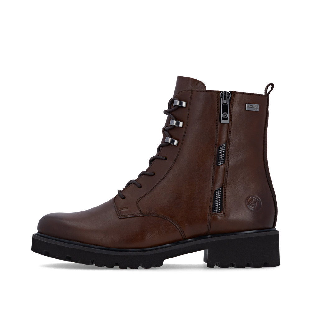Remonte Women's Lace Up Boot with Zip D8656-00/-25