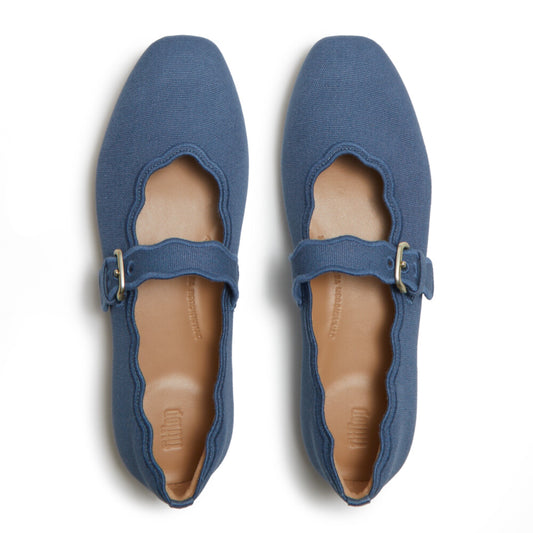 Fitflop Delicato Wave Edge Canvas Mary Janes