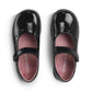 Start-Rite Emily Black Leather and Patent girls rip-tape School Shoe