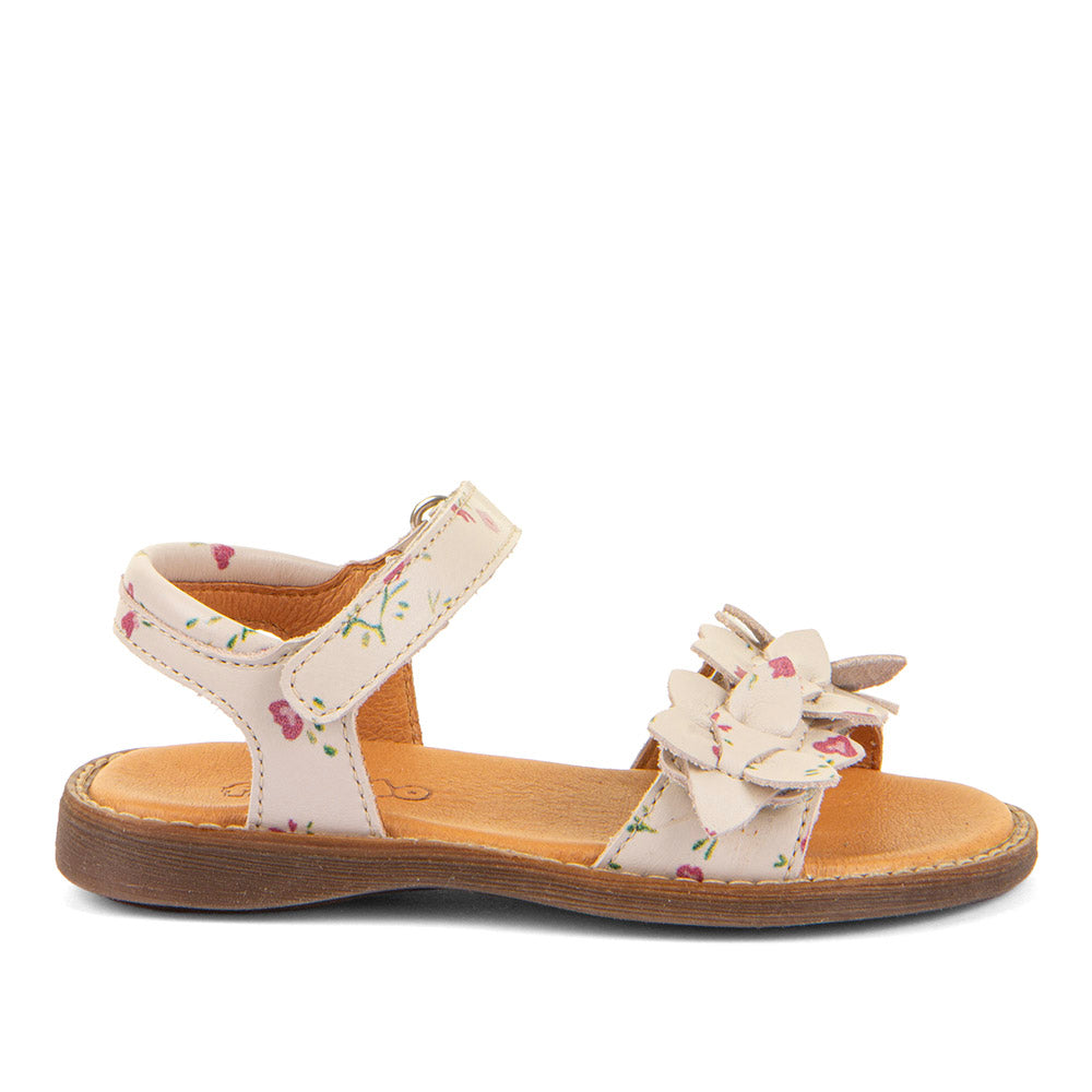Froddo G3150251 Sandal - Red / Peach / Flowers