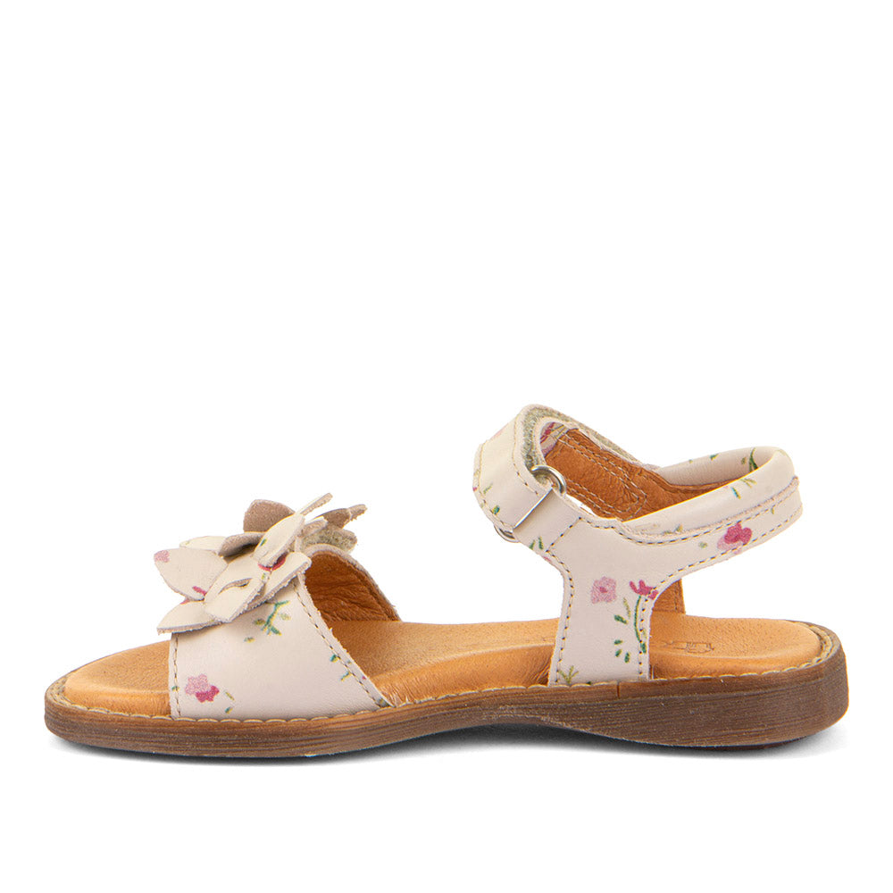 Froddo G3150251 Sandal - Red / Peach / Flowers