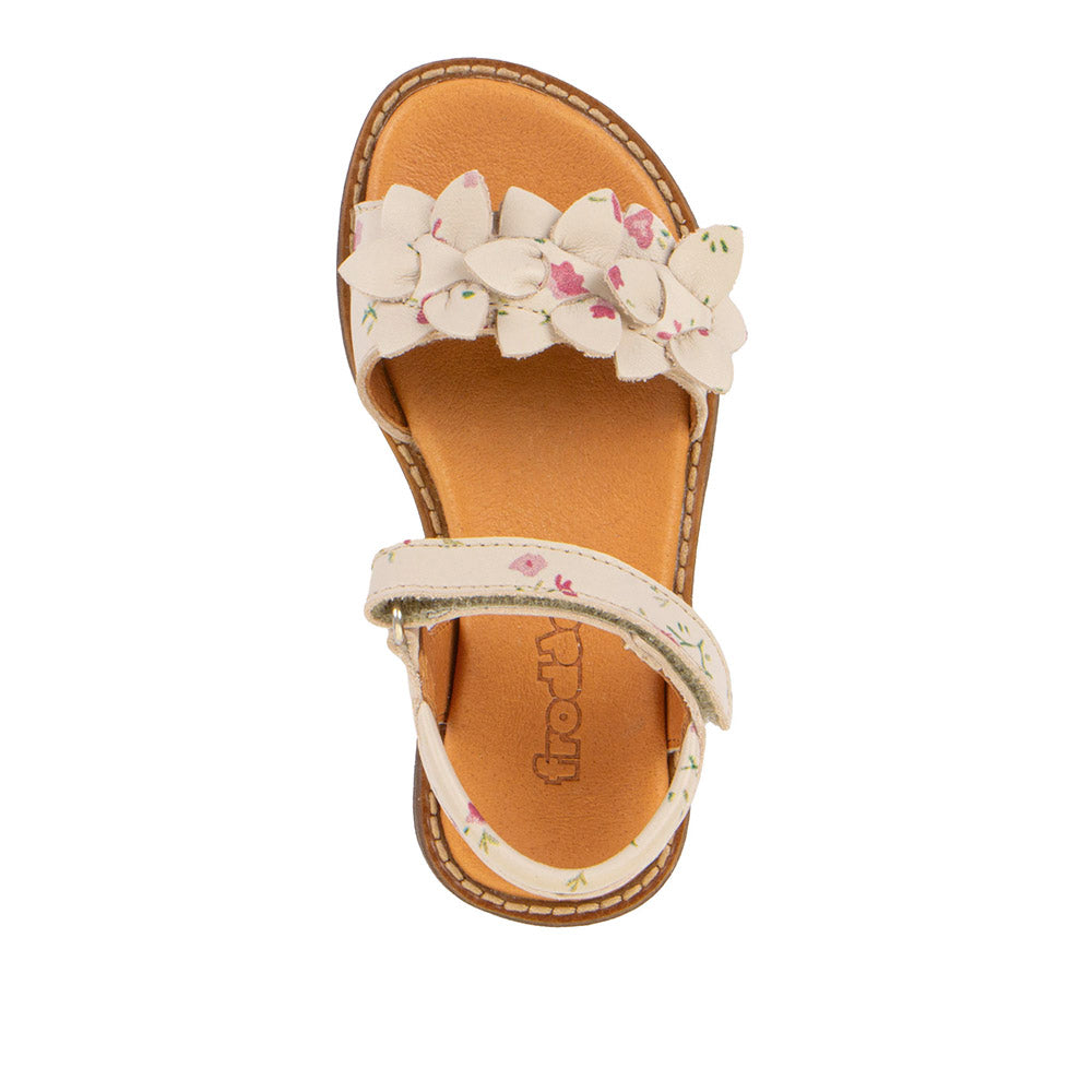 Froddo G3150251 Sandal - Red / Peach / Flowers