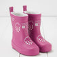 Grass and Air Kids Orchid Pink Colour-Changing Kids Wellies