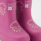 Grass and Air Kids Orchid Pink Colour-Changing Kids Wellies