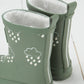 Grass and Air Kids Khaki Green Colour-Changing Kids Wellies