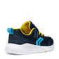 GEOX J36GBA J SPRINTYE BOY Navy/Yellow or Lt Blue/Navy