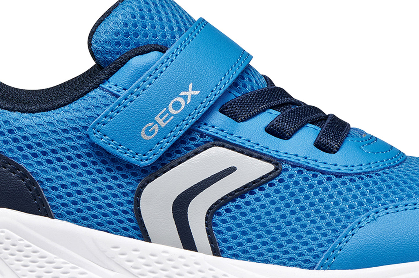 GEOX J36GBA J SPRINTYE BOY Navy/Yellow or Lt Blue/Navy