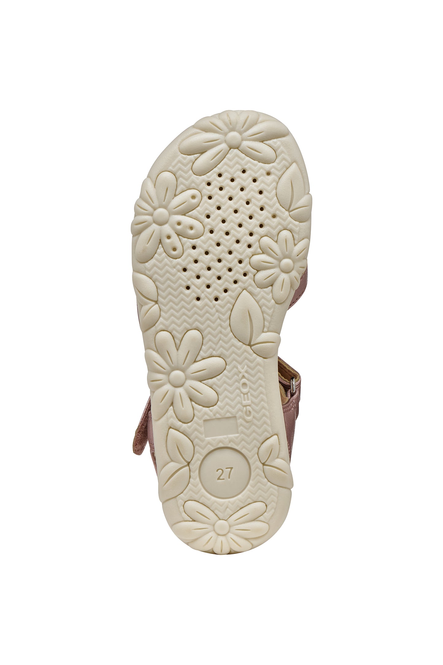 Geox J458ZD HAITI SANDAL - OLD ROSE/GOLD