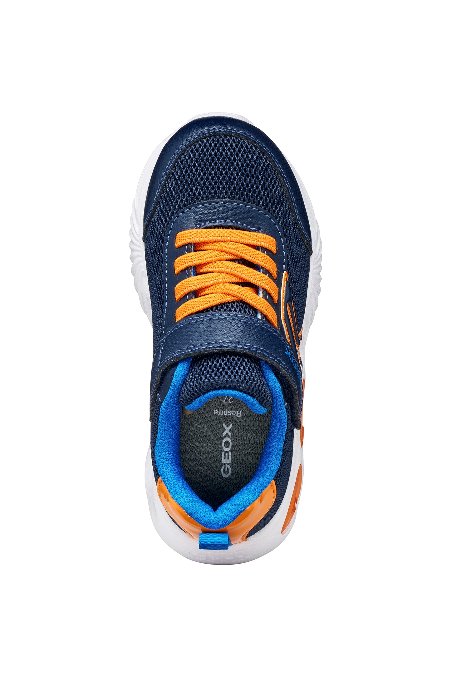 Geox J45DZC Assister- Royal/Orange; Navy/Red; Royal/Lime & Navy/Orange