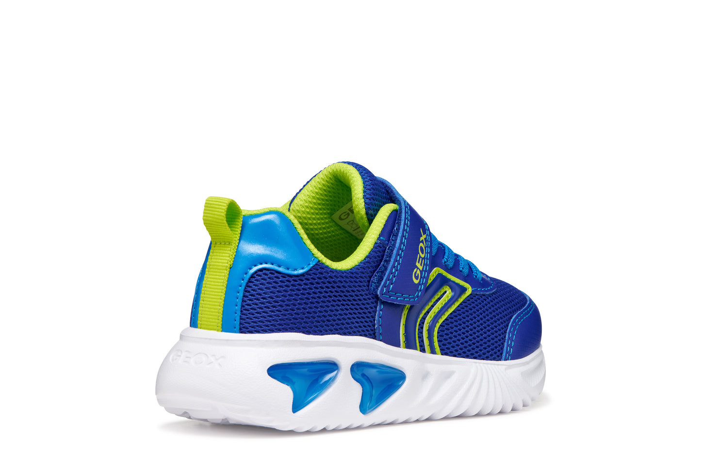 Geox J45DZC Assister- Royal/Orange; Navy/Red; Royal/Lime & Navy/Orange