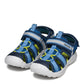 Geox J4555XA J Vaniett Closed Toe Sandal - Navy/Lt Blue