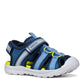 Geox J4555XA J Vaniett Closed Toe Sandal - Navy/Lt Blue