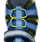 Geox J4555XA J Vaniett Closed Toe Sandal - Navy/Lt Blue