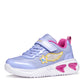 GEOX J55E9B ASSISTER GIRLS TRAINER LAVENDER/FUCHSIA WITH LIGHTS