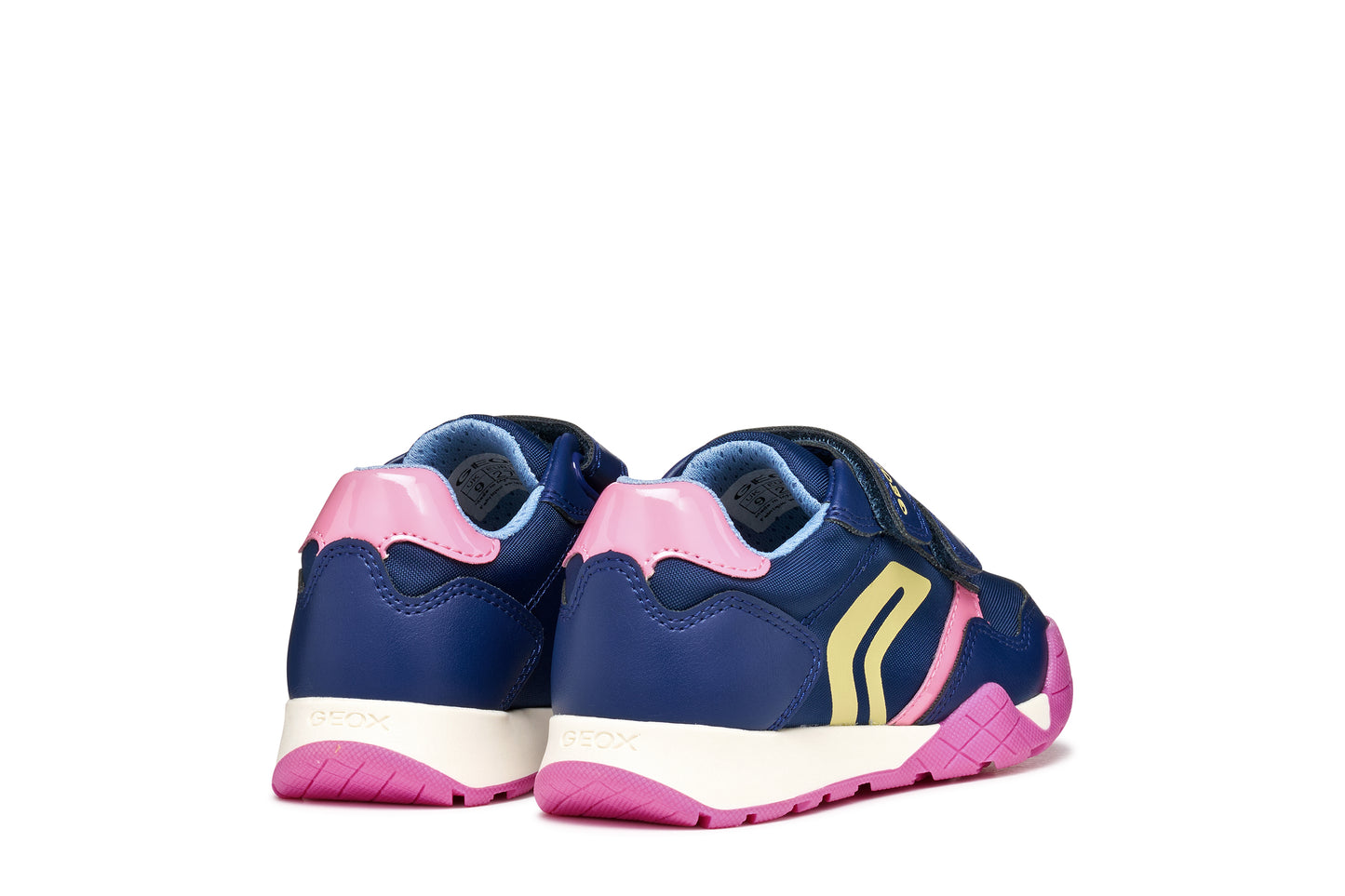 GEOX J65P8A RANN GIRLS TRAINER DK ROYAL/PINK
