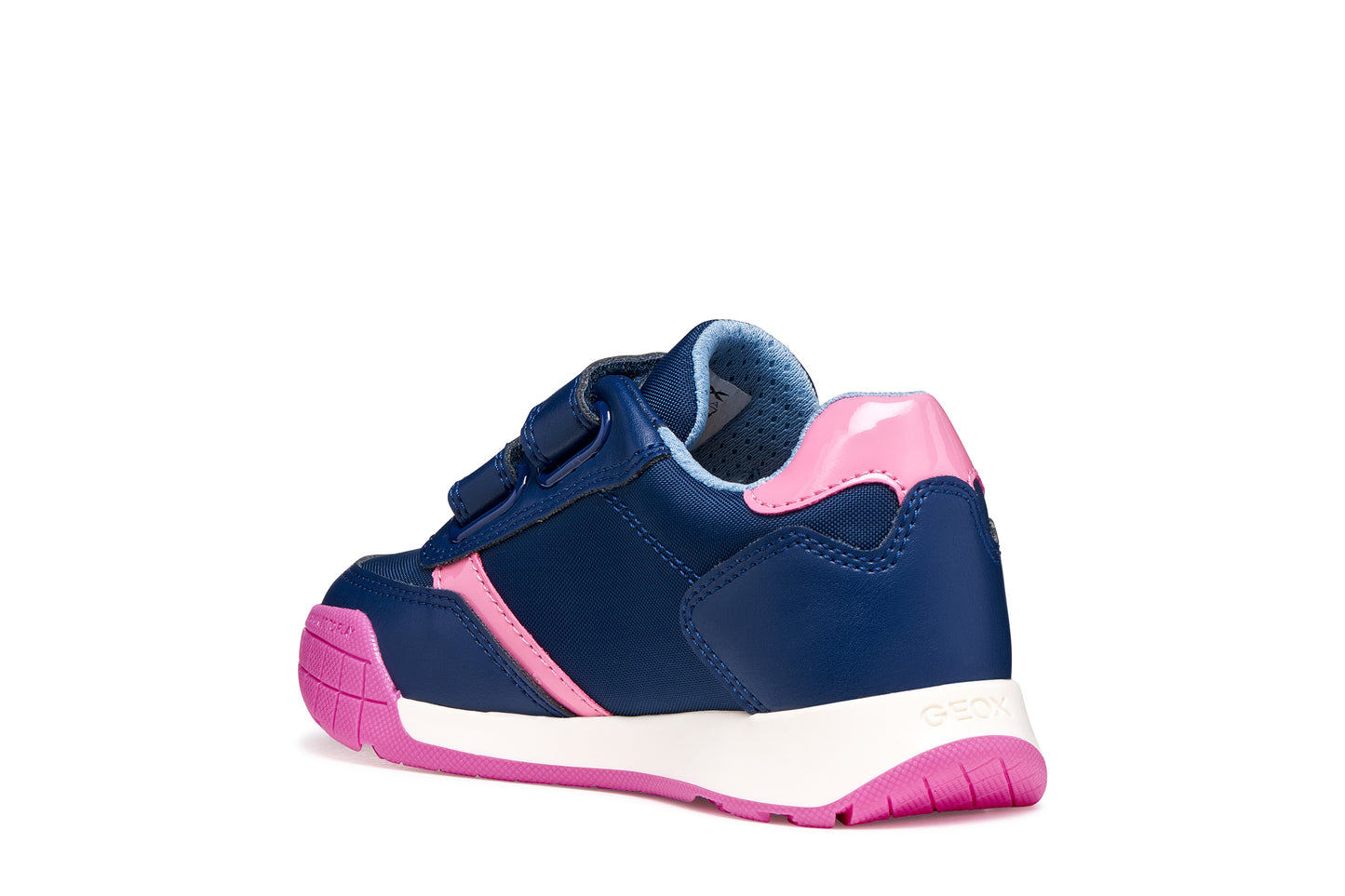 GEOX J65P8A RANN GIRLS TRAINER DK ROYAL/PINK