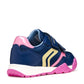 GEOX J65P8A RANN GIRLS TRAINER DK ROYAL/PINK