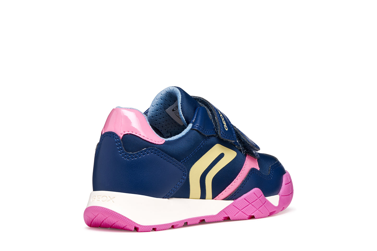 GEOX J65P8A RANN GIRLS TRAINER DK ROYAL/PINK