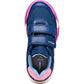 GEOX J65P8A RANN GIRLS TRAINER DK ROYAL/PINK