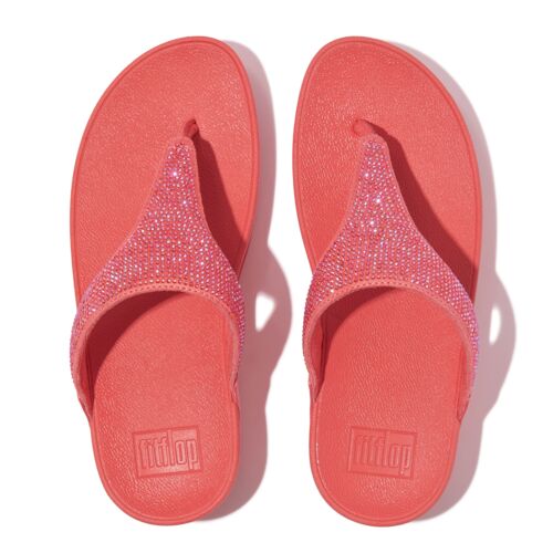 Fitflop Lulu Crystal Embellished Toe-Post Sandals