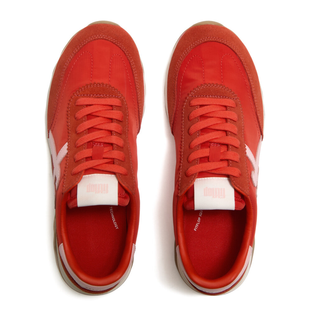 Fitflop RETRO-Q Fabric/Suede Trainers